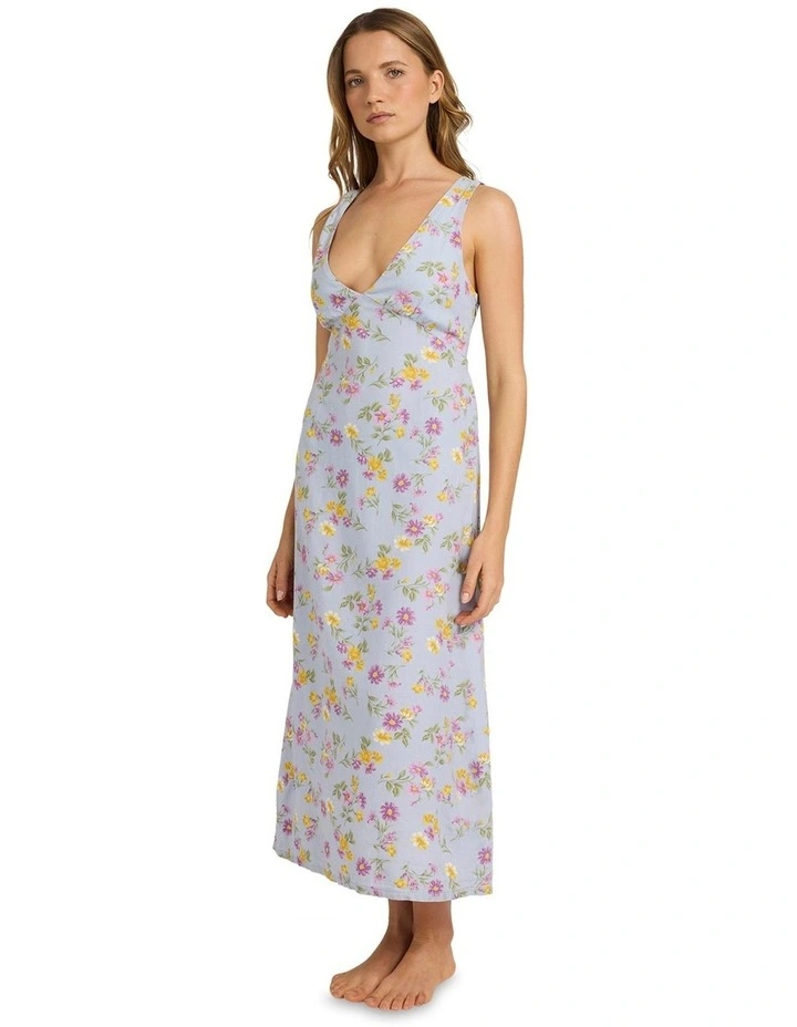 Wildflower Semi Tropic Dress in Misty Blue image 3