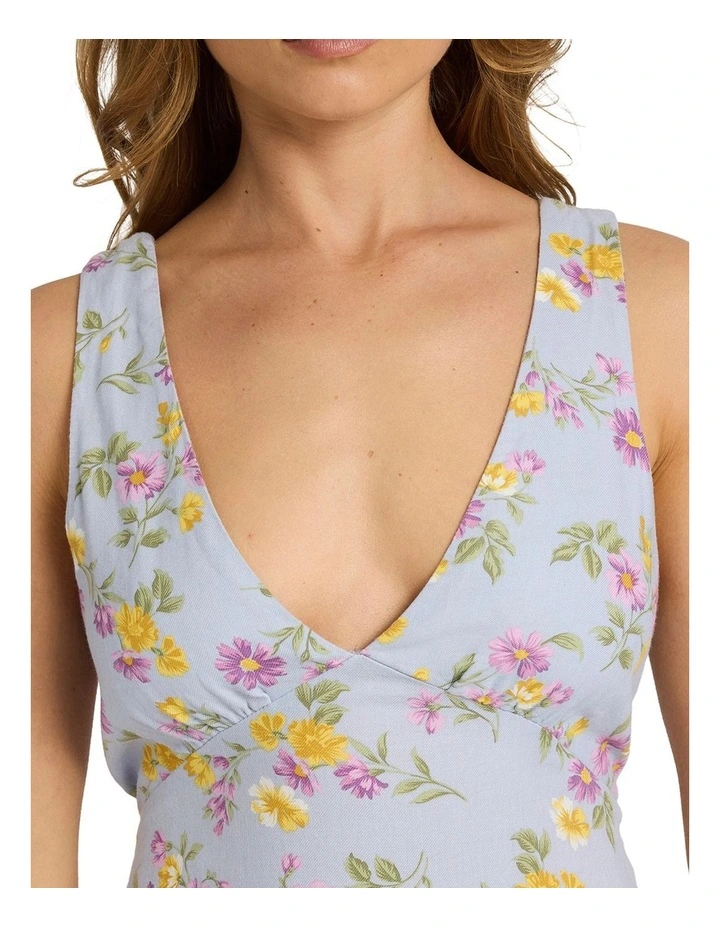 Wildflower Semi Tropic Dress in Misty Blue image 4