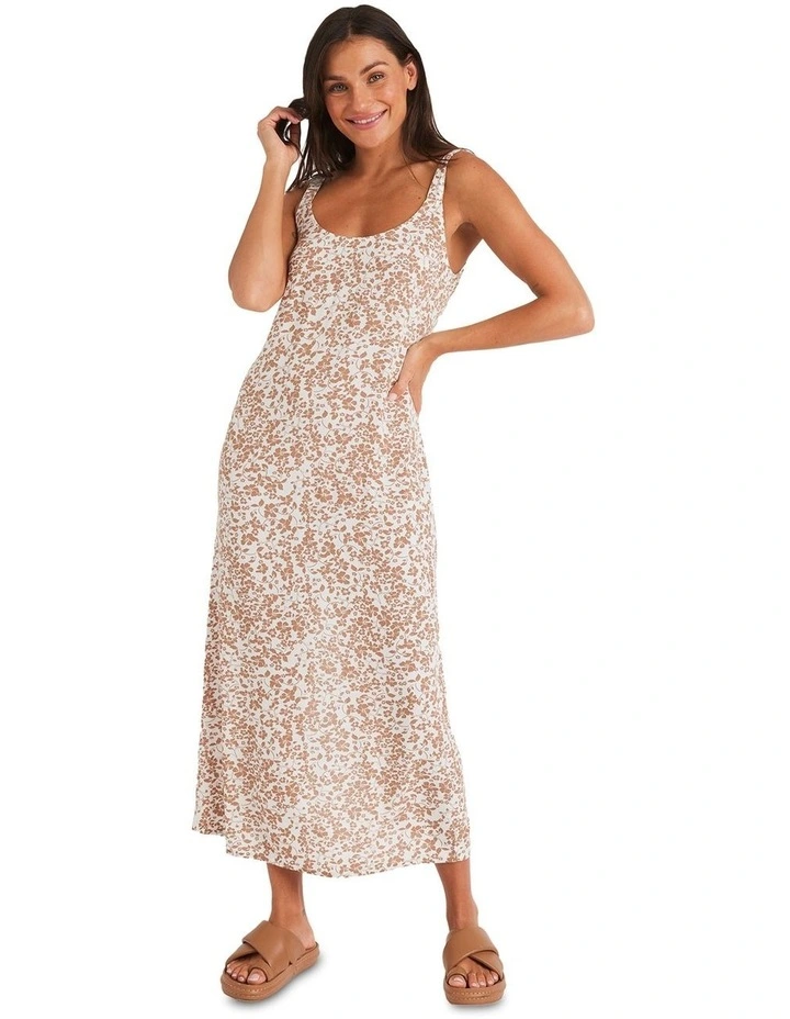 Kerlina Midi Dress in White image 5