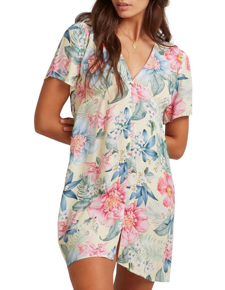 Solstice V-Neck Dress Yellow