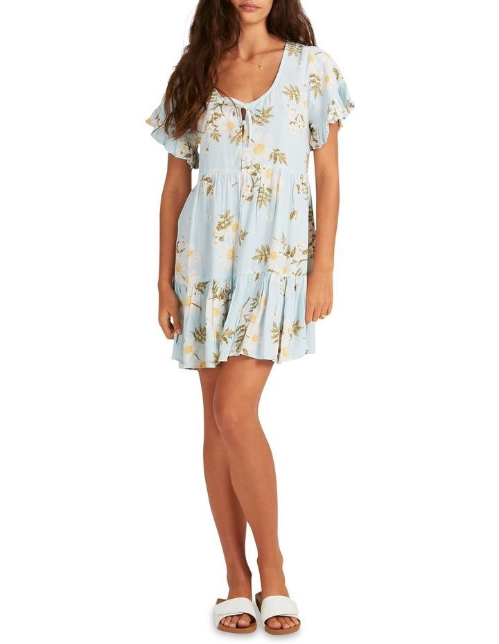Summer Field Tiered Dress Blue