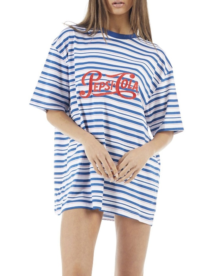Pepsi Stripe Tee Dress Multi
