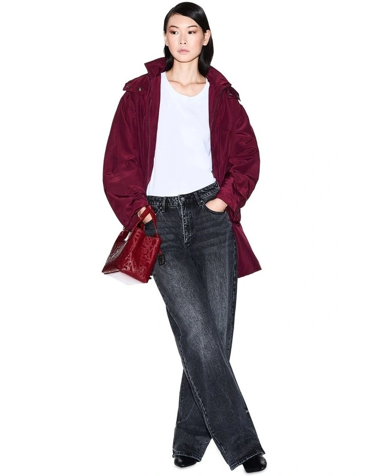 Wide Jeans in Black image 3