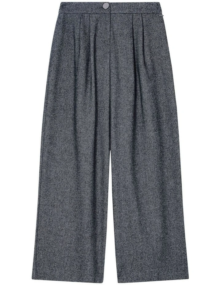 Wide Leg Trouser in Grey image 5