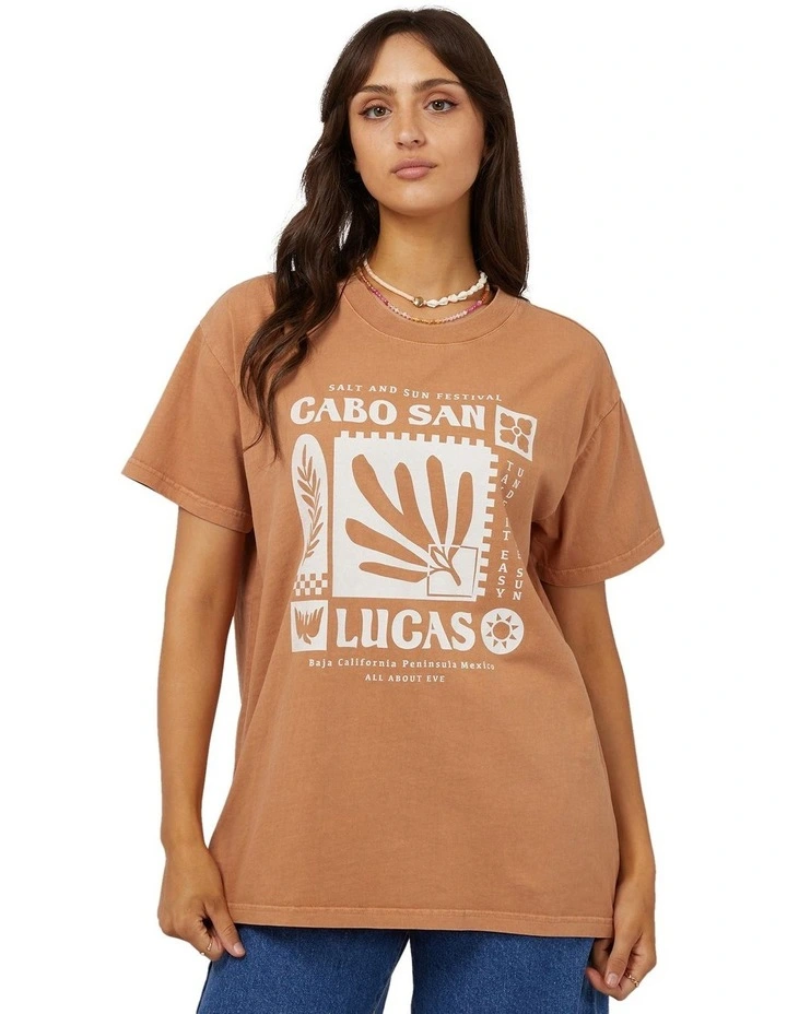 Baja Standard Tee in Brown image 1