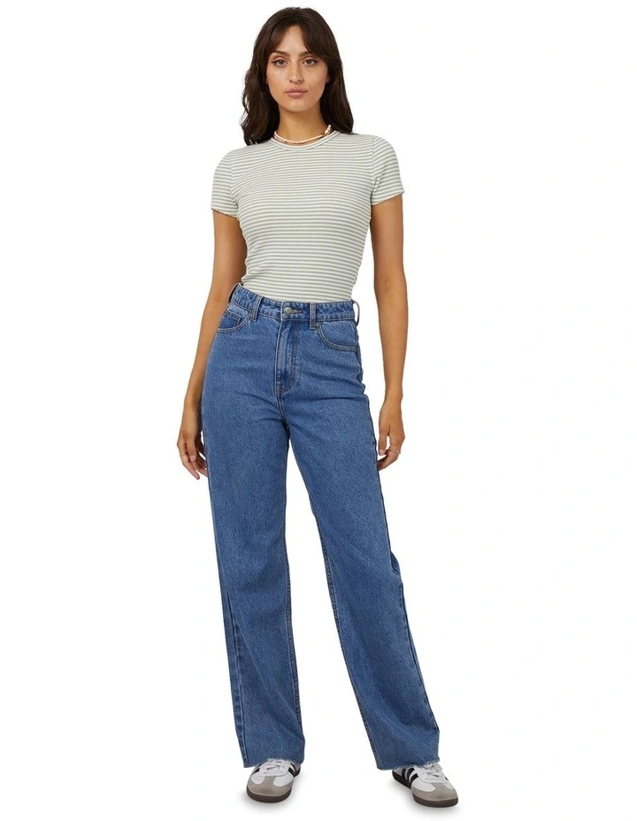 EVE BASIC MONOGRAM TEE - WHITE main image 1