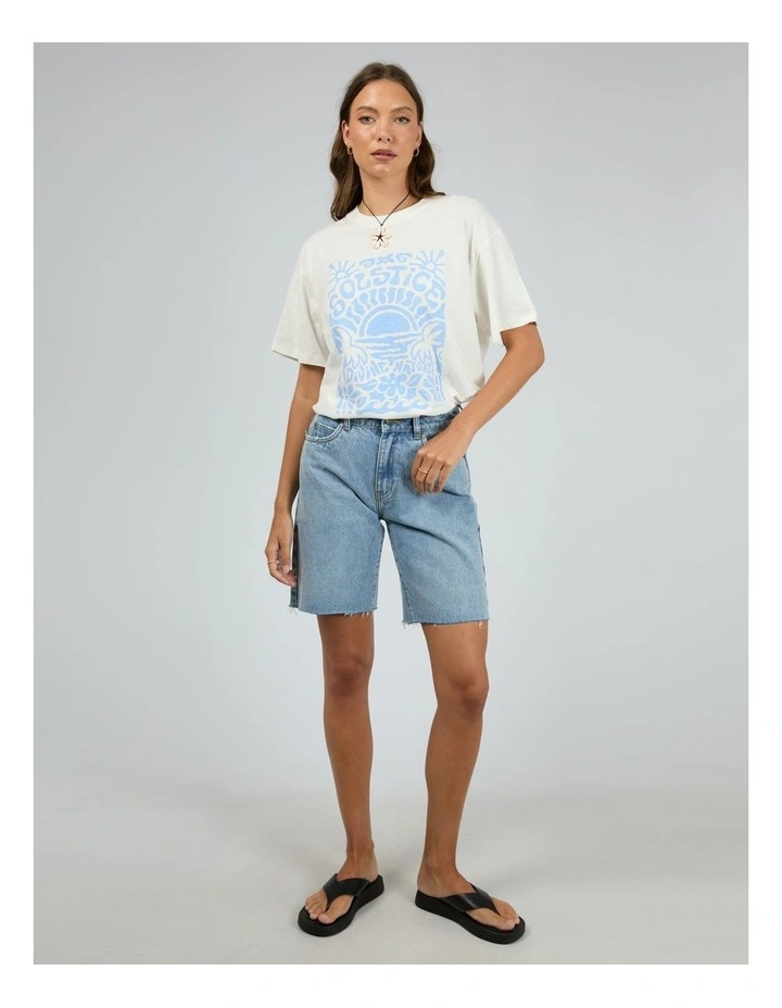 Summer Solstice Tee in Vintage White image 2