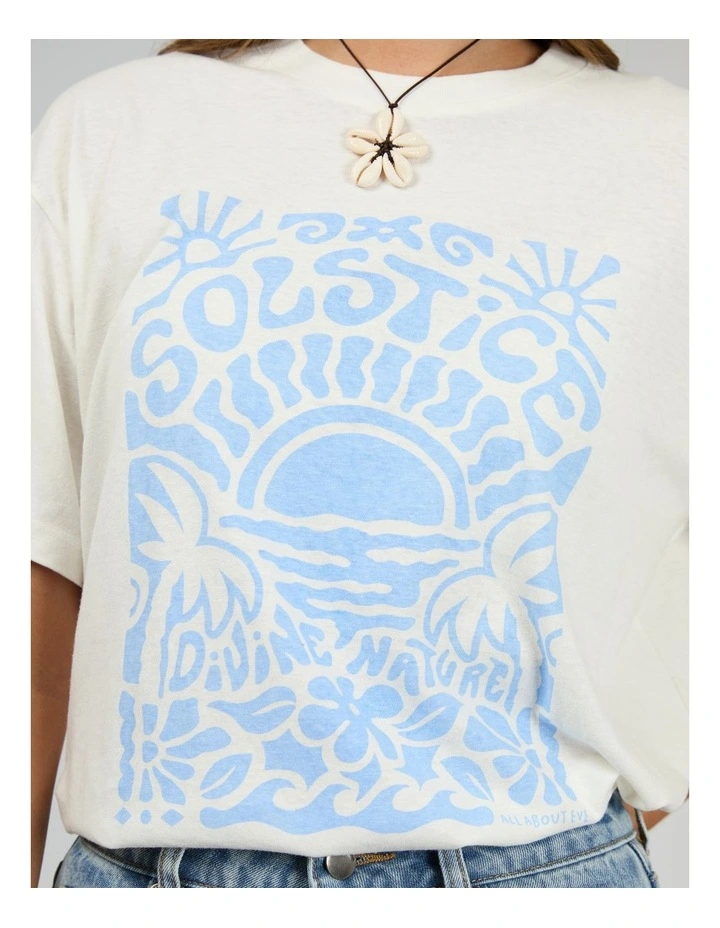 Summer Solstice Tee in Vintage White image 5
