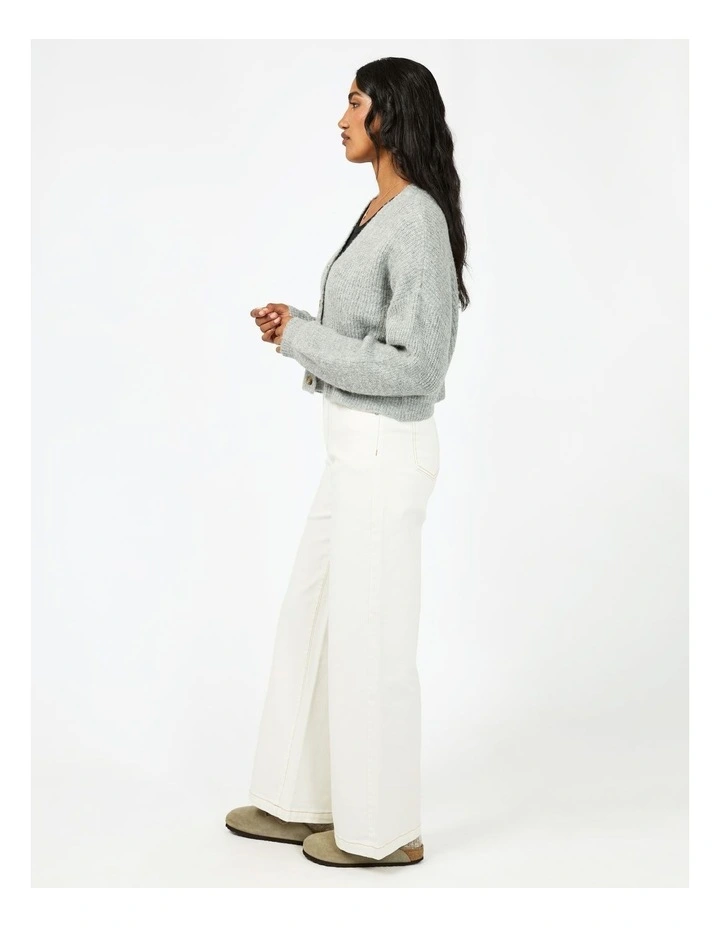 Selena Knit Cardigan in Grey image 6