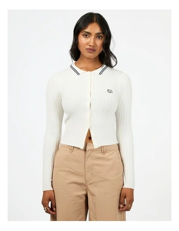 Ivy Knit Top in White