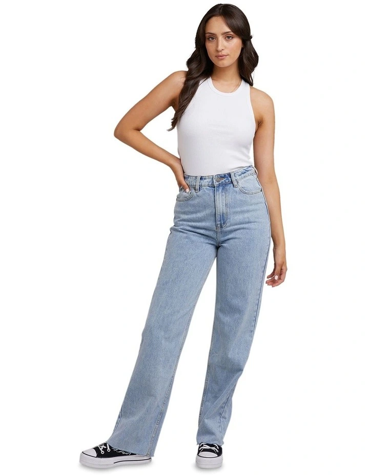 Eve Rib Tank in White image 2
