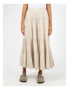 Hampton Maxi Skirt in Cream