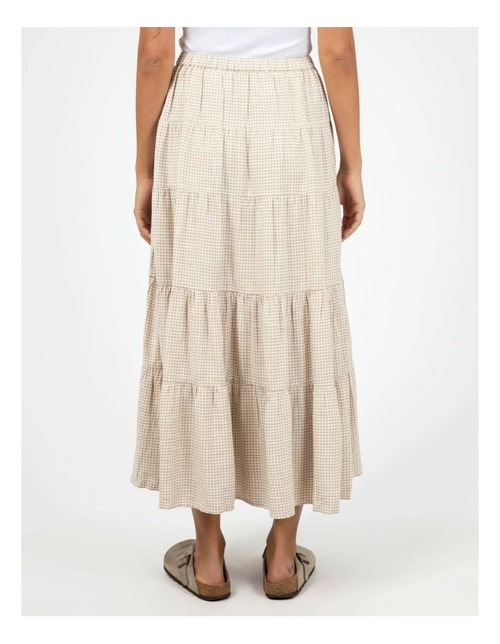 Hampton Maxi Skirt in Cream image 2