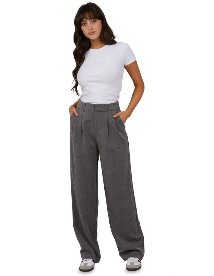Lottie Pant in Charcoal image 3