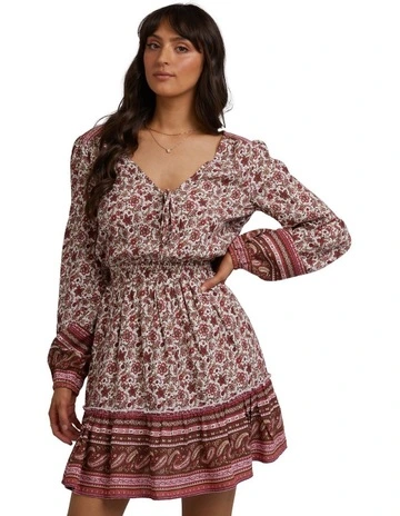 Elle Floral Mini Dress in Print