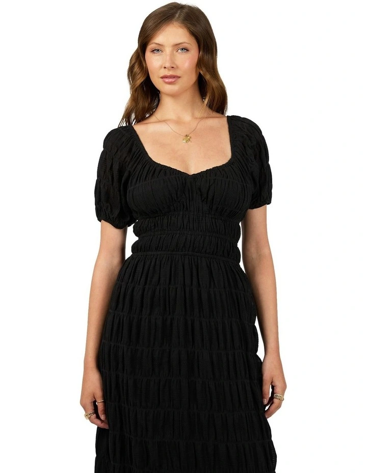 Maude Maxi Dress in Black image 2
