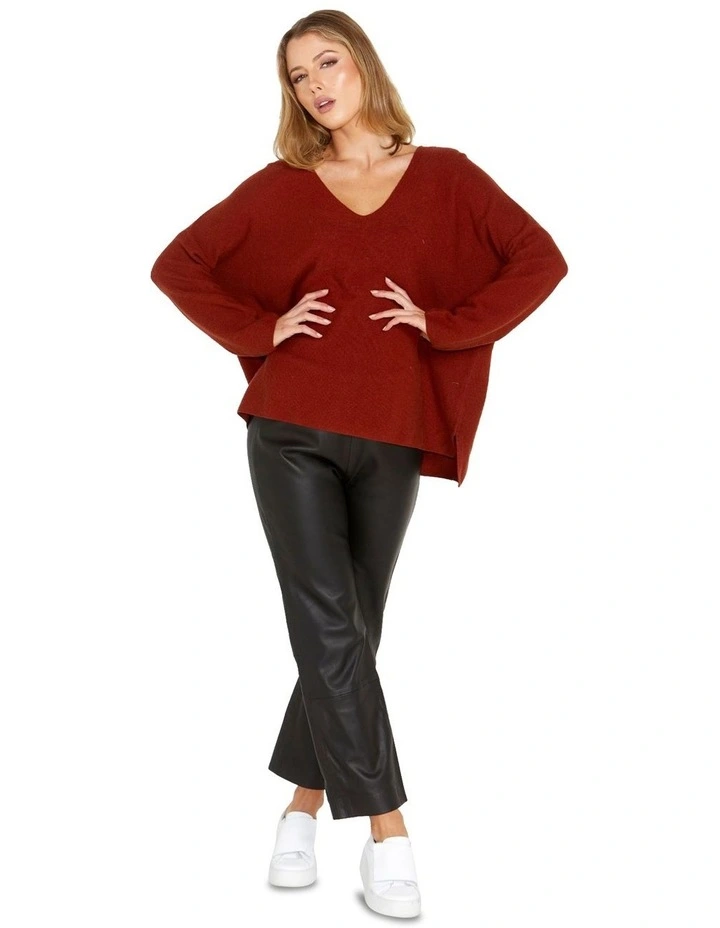 Ordinary Love V Neck Knit Top image 1