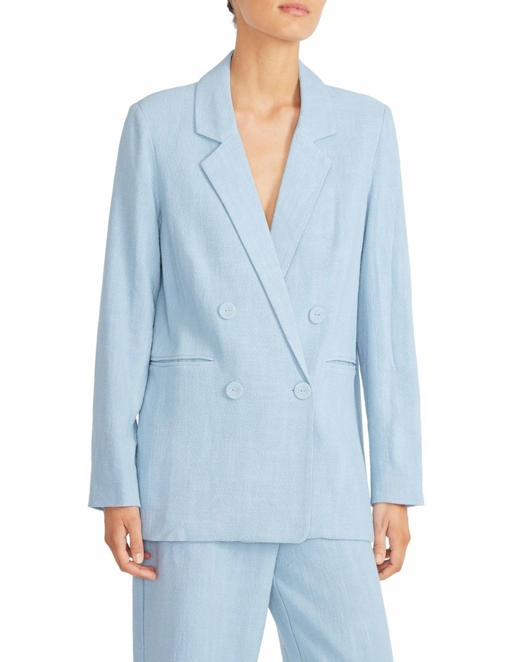 Florence Blazer Dusty Blue