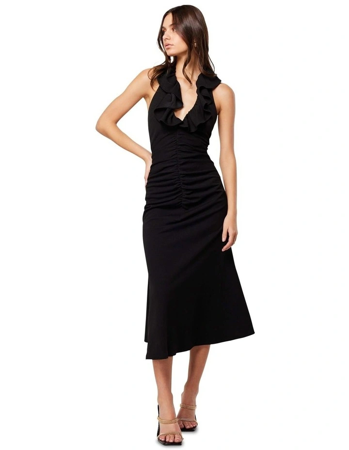 Zaina Dress in Black image 3