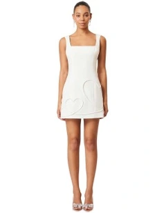 Buttercup Party Dress in White