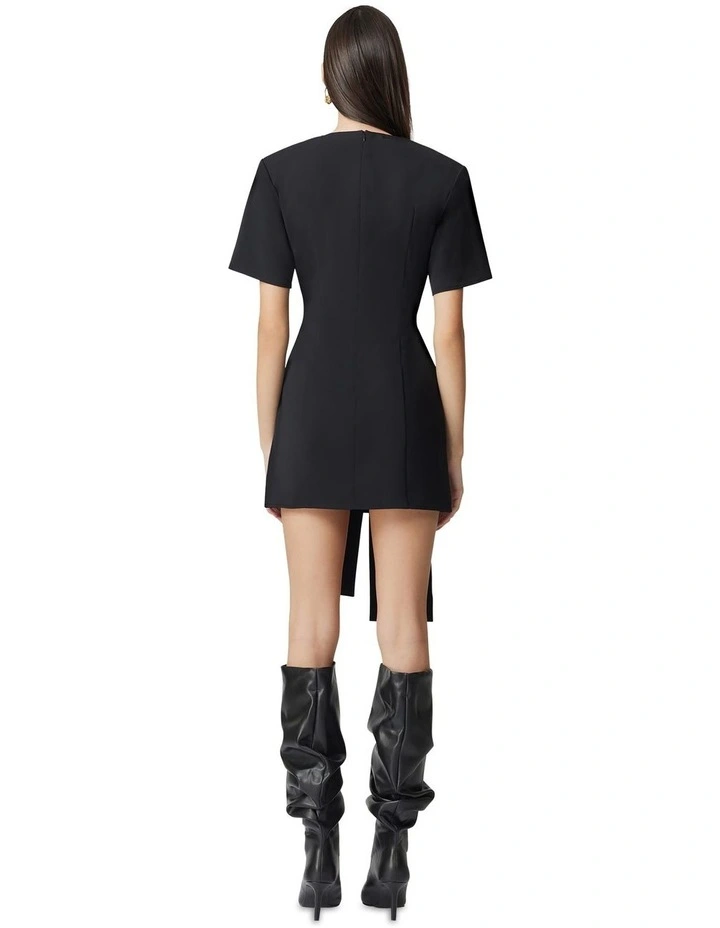 Noa Mini Dress in Black image 2