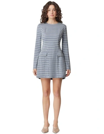 Diana Mini Dress in Grey