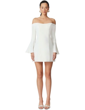 Hazelle Mini Dress in White