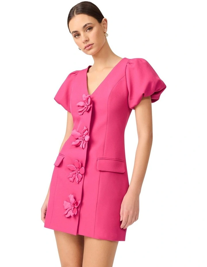 Elysie Blazer Mini Dress in Orchid image 5