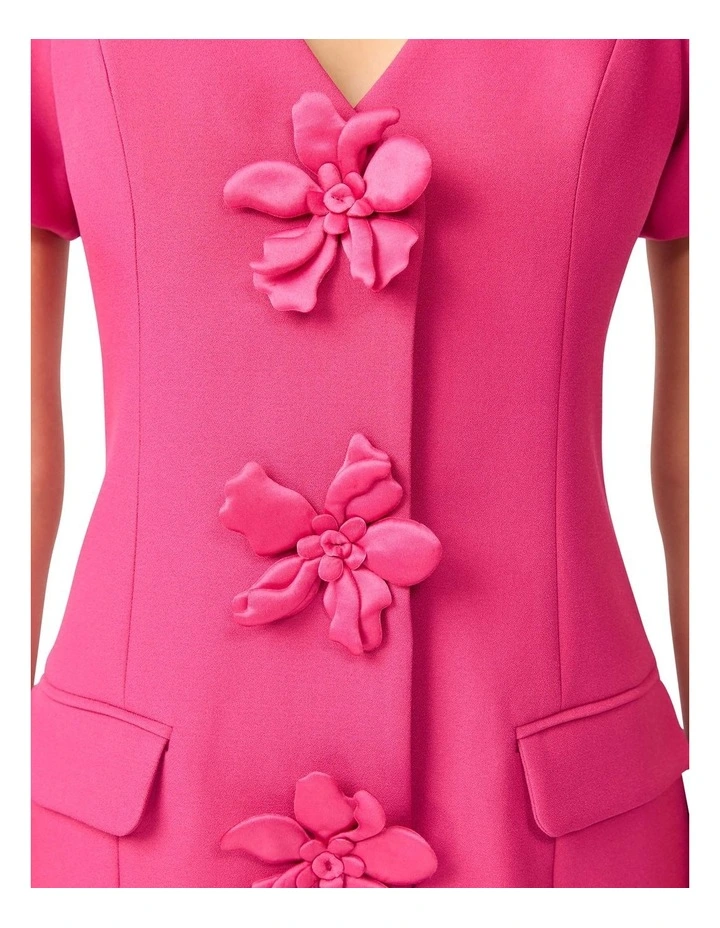 Elysie Blazer Mini Dress in Orchid image 7