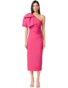 Elysie Midi Dress in Orchid