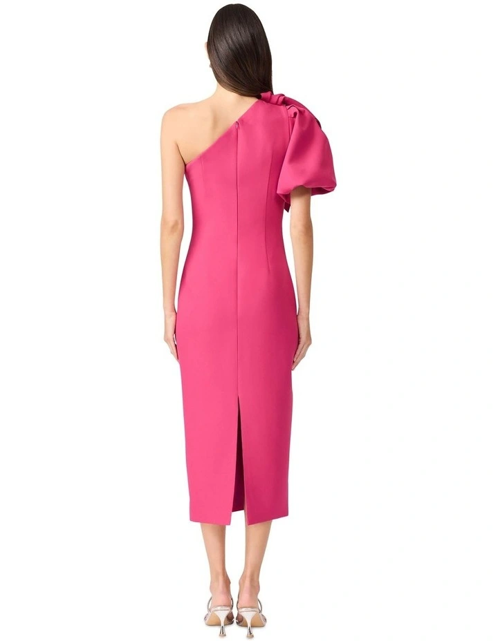 Elysie Midi Dress in Orchid image 2