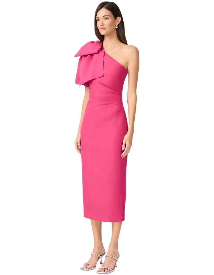 Elysie Midi Dress in Orchid image 3
