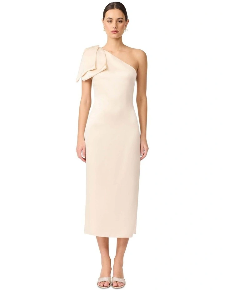 Ameera Midi Dress in Champagne image 1