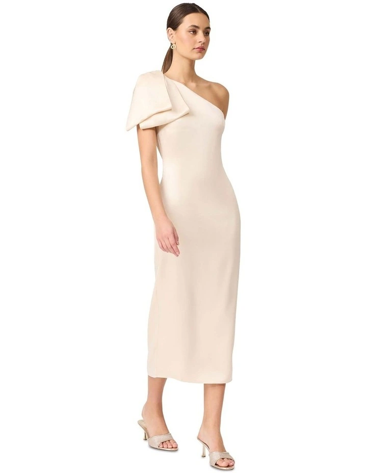 Ameera Midi Dress in Champagne image 4