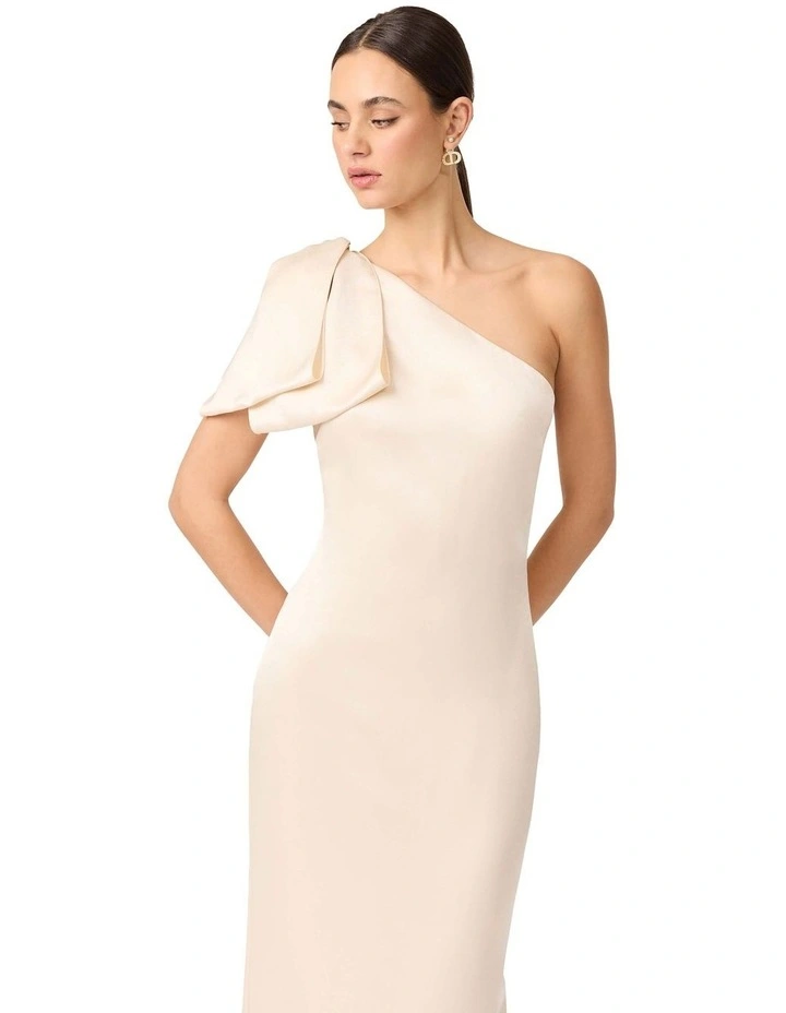Ameera Midi Dress in Champagne image 5