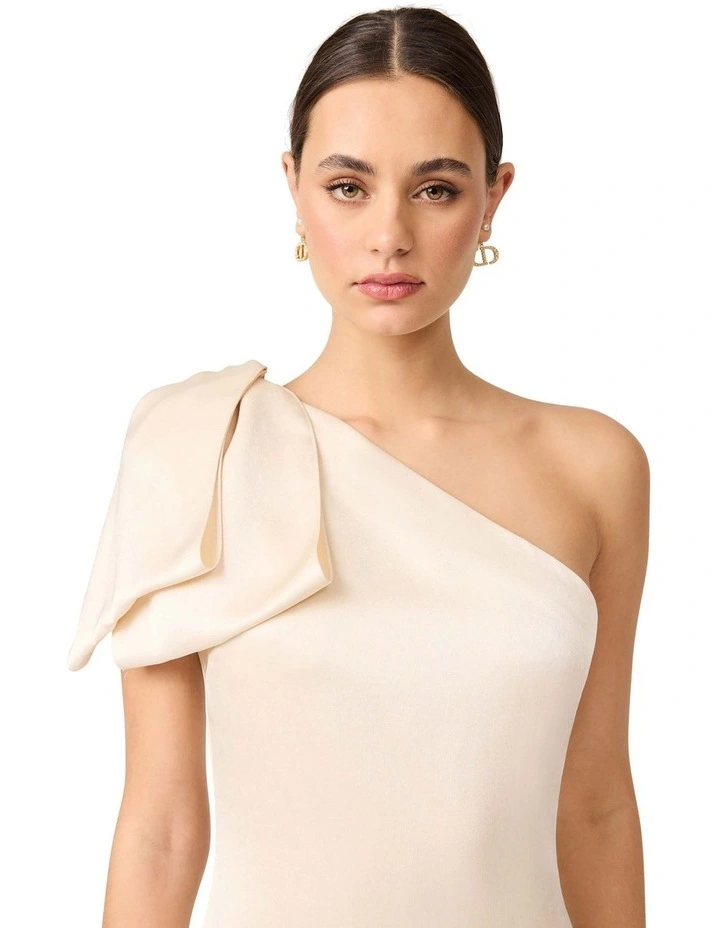 Ameera Midi Dress in Champagne image 6