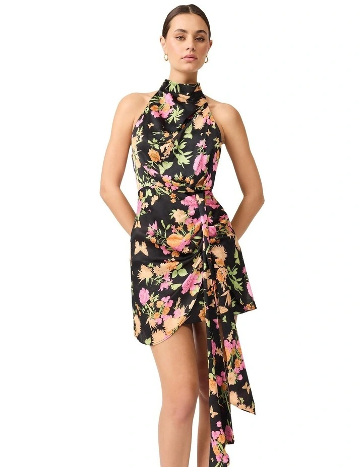 Tessa Mini Dress in Black image 2