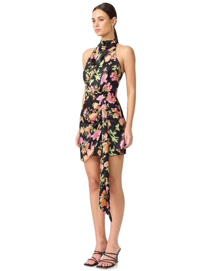 Tessa Mini Dress in Black image 4