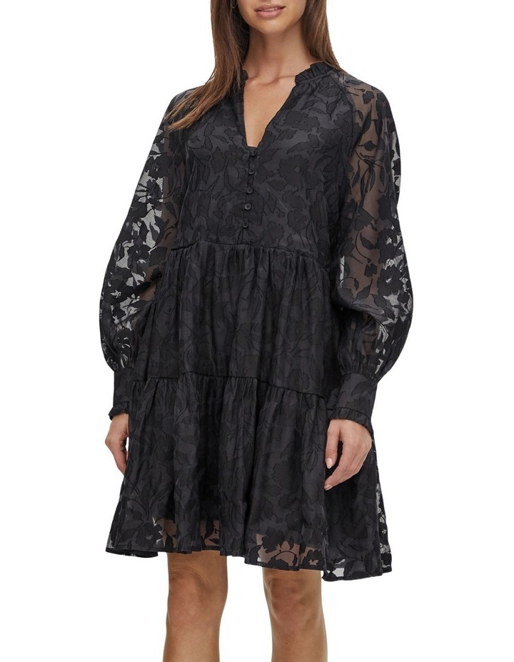 Kiro Long Sleeve Dress Black