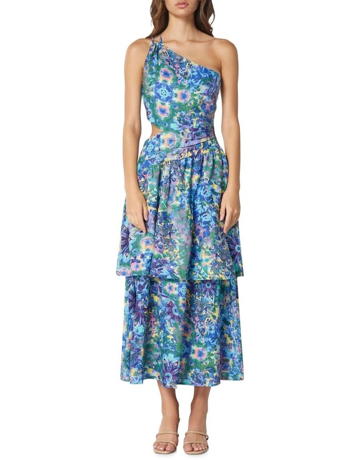 Annabelle Dress in Blue Multi