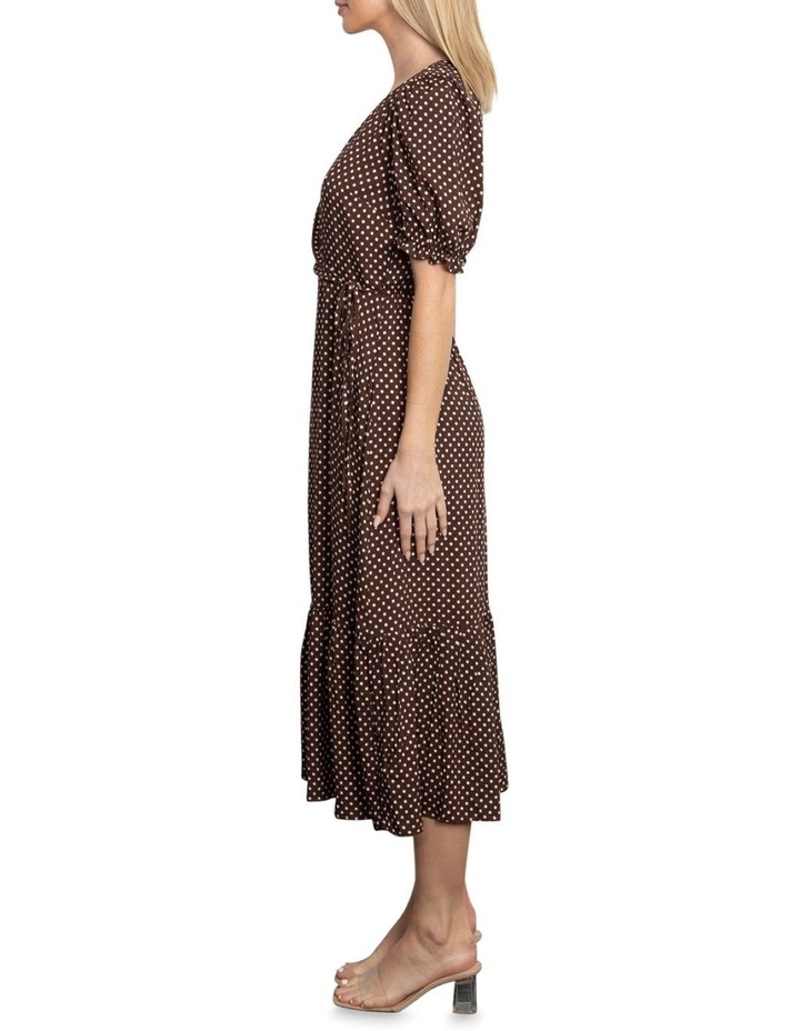 Fate u0026 Becker Dreamer Wrap Midi Dress In Brown | MYER