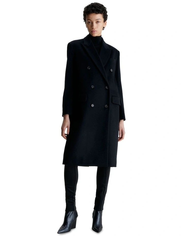 Calvin klein women's wool coat cheap