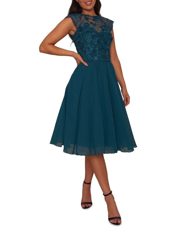 Chi Chi London Georgie Dress Teal | MYER