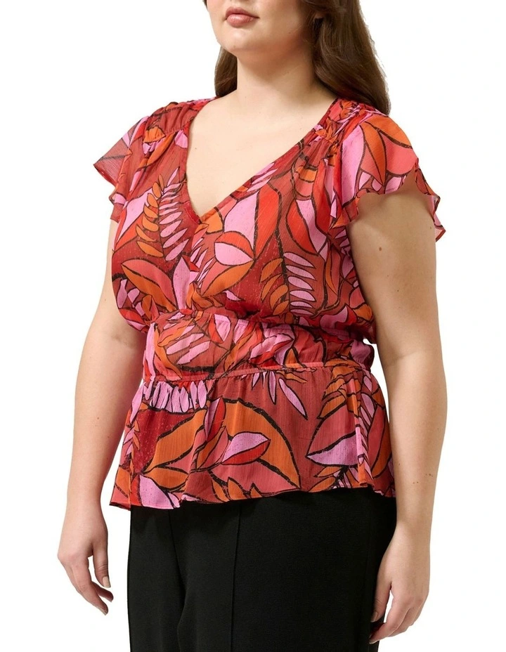 Aster Top in Print image 3