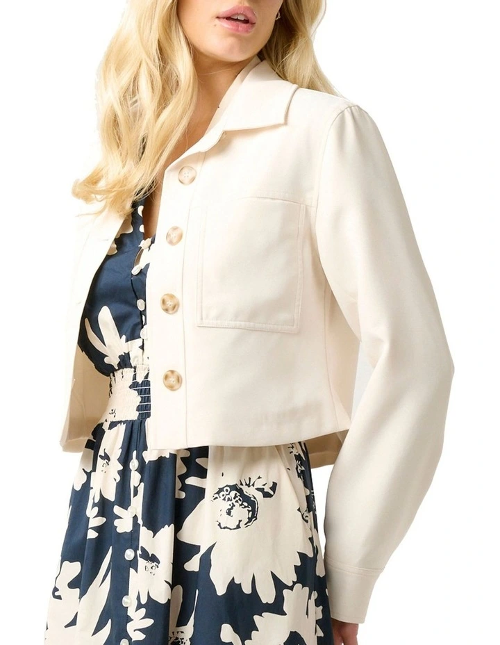 Marielle Jacket in White image 4
