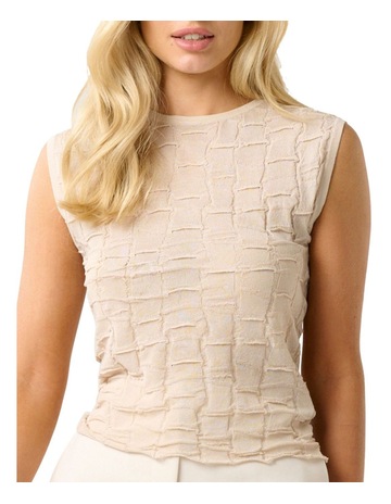 Sunweave Top in Cream