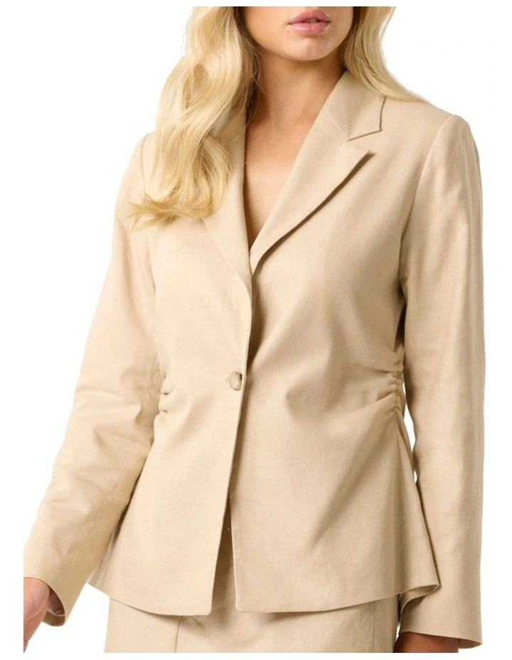Isla Jacket in Cream image 4