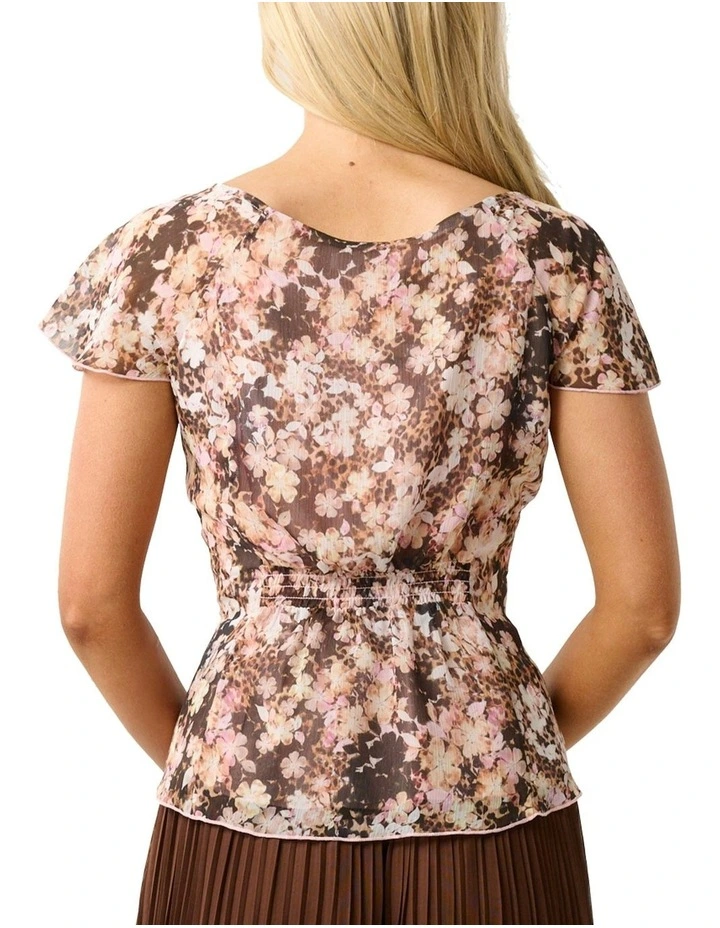 Liora Top in Jungle Floral image 3