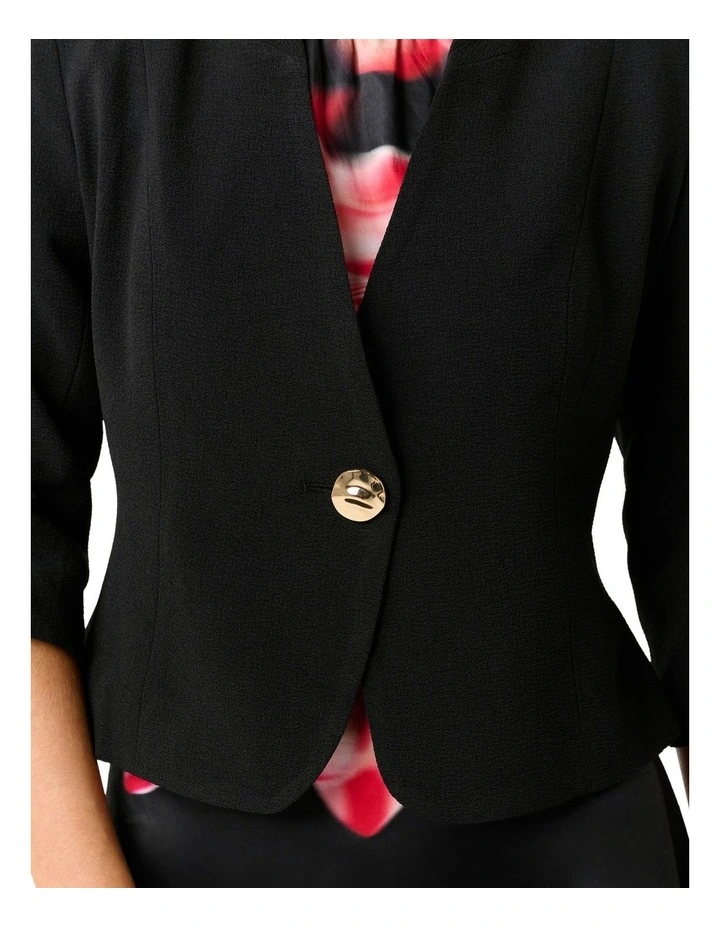 Lea Jacket in Black image 4
