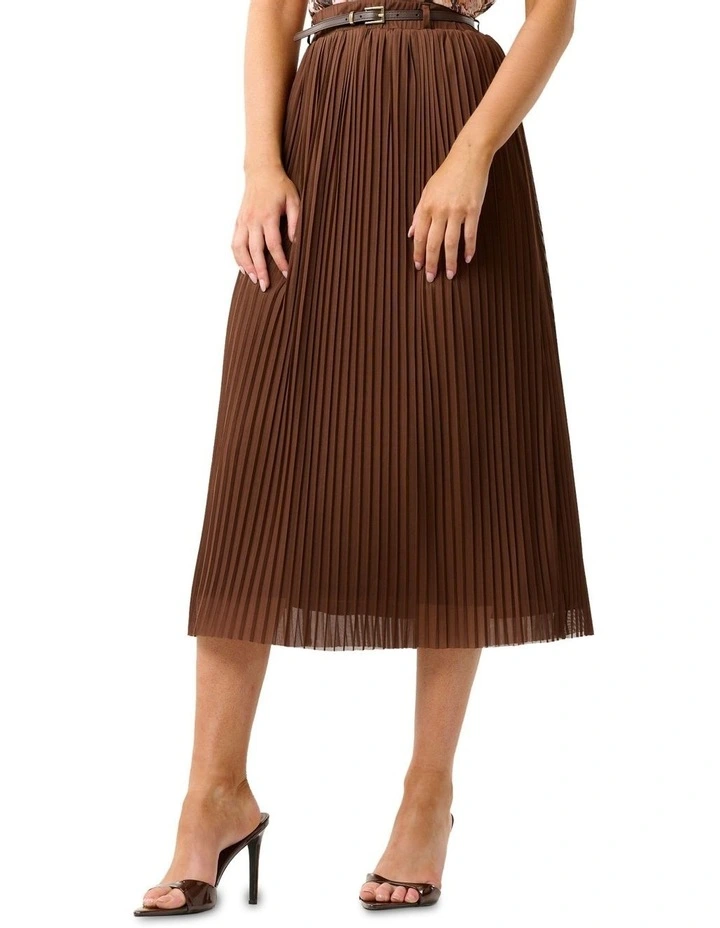 Espressia Skirt in Brown image 4
